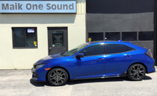 2018 Honda Civic Hatch with dark window tint